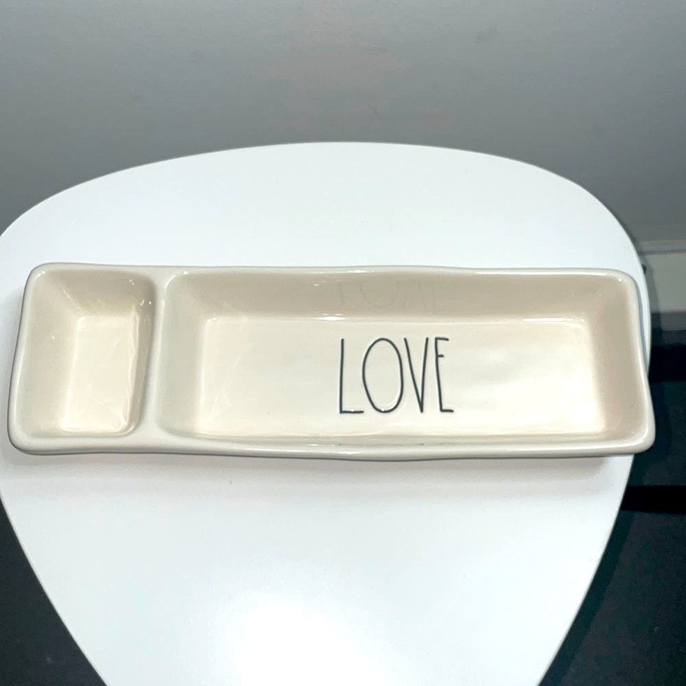 Rae Dunn Artisan Collection Love Organizer Pencil Paperclip Desk Office